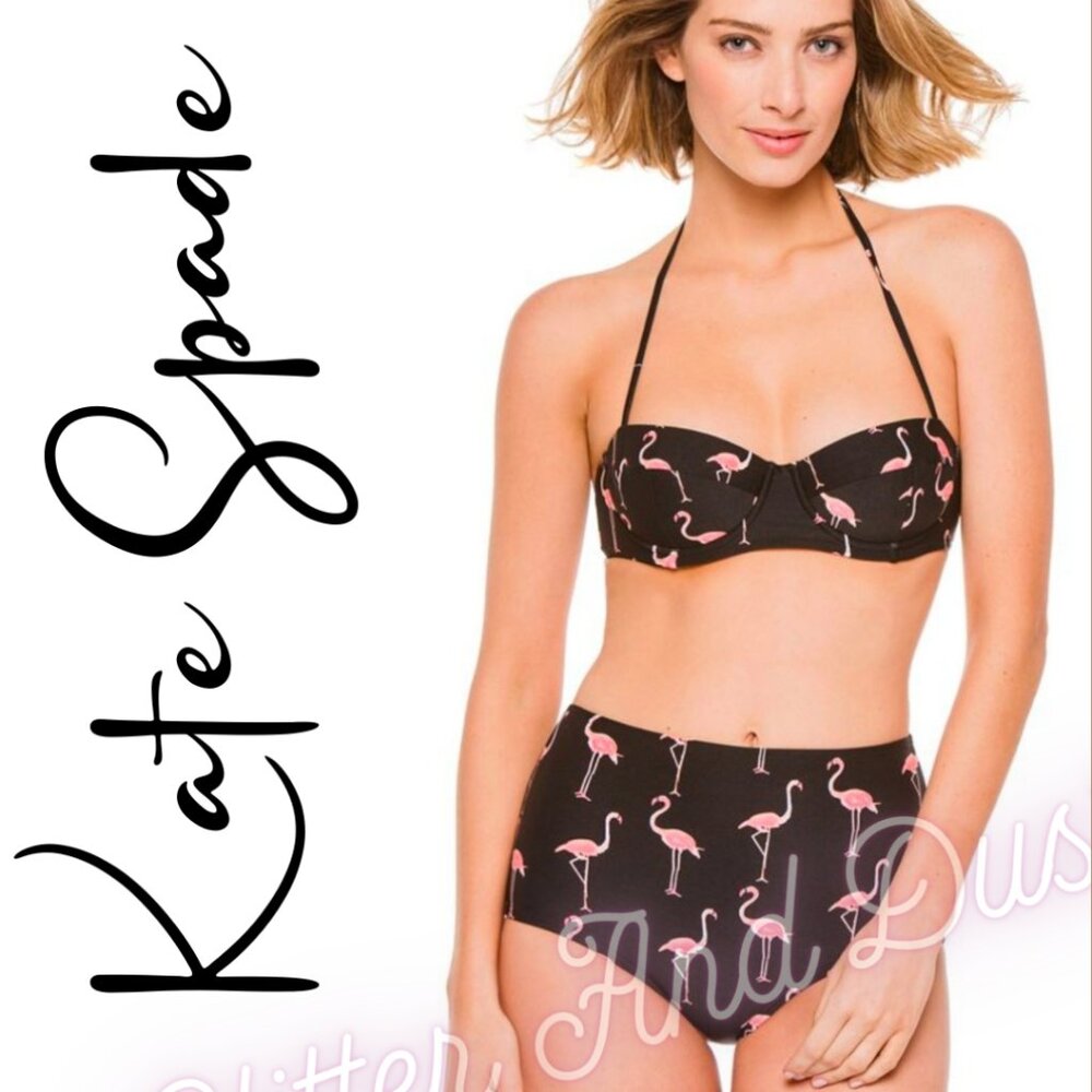 Kate Spade New York Playa Flamingo Bikini Top